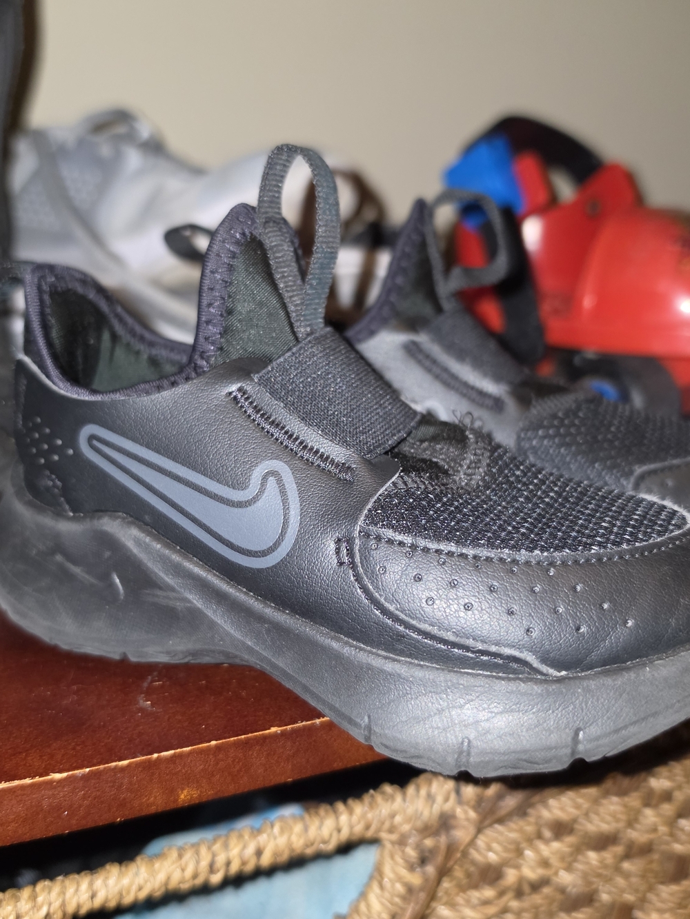 Nike Kids' Black Slip-On Athletic Shoes